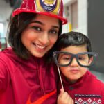 Soumya Seth Instagram - 🧿🧿🧿Because we met Santa at the fire station!!🧿🧿🧿 Great Falls, Virginia