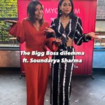 Soundarya Sharma Instagram - I asked @iamsoundaryasharma what did she miss about being outside when she was in the house, she said “THIS” (making content), so I took the opportunity and we made a bunch of reels together, and I have to admit she is just sooo good at it. Catch my interview with her on @missmalinibollywood and @missmalini Outfit - @coverstoryfsl #biggboss #biggboss16 #soundaryasharma #missmalini #maliniagarwal #explore #humor