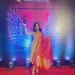 Soundarya Sharma Instagram - Thank you @lokmat for this recognition! ✨ Grateful to have received an award as #RisingStarOfTheYear 2023 🙏🏼😇 @vijayjdarda @rishidarda @amruta.fadnavis @lokmat_sakhi Thank you each and everyone for believing in me ♥️ #SoundaryaSharma #RisingStarOfTheYear #2023 #BiggBoss16 #BB16 #SoundaryaSquad #SquadSoundarya