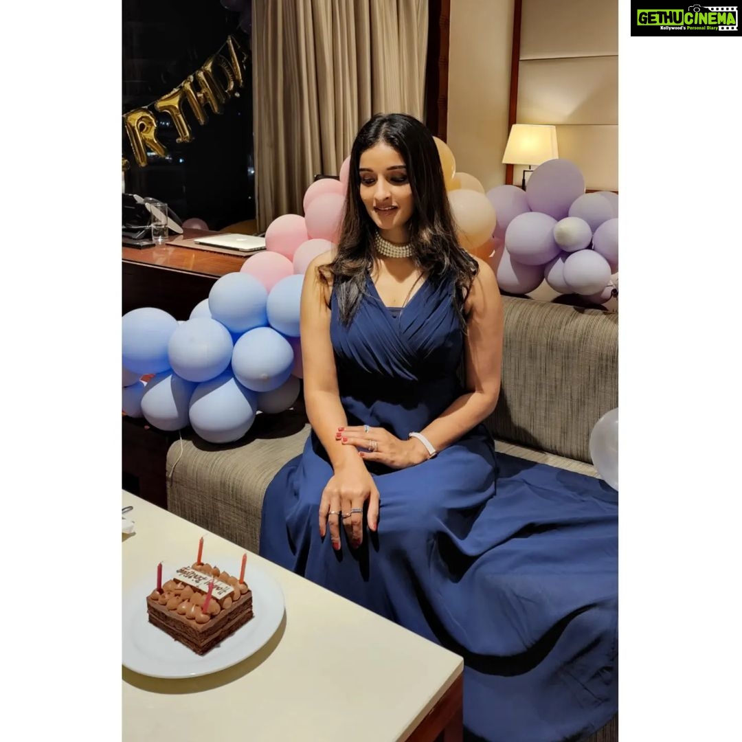 Sowmya Menon Instagram - Everyone gets older, but growing up, that’s up to you. 🎂🌌✨ While age is just a number, I still continue to see the world with the same eyes and perspective as I did when I was a child. As Peter Pan said, “To live, to live would be an awfully big adventure.” It's not the amount of years in your life that matter, But rather the amount of life within your years. Thank you lovelies for making my birthday extra special. I was overwhelmed with the love and wishes of admiration that poured in from my amazing fans and well-wishers.😇 Forever blessed, grateful and humbled to see what new fairytales lay within the future. 💙 ♾️ #birthdaygirl👑 #Happiest #blessed Crowne Plaza Kochi