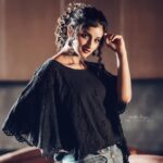 Sowmya Menon Instagram - 🖤🤎 👗@chakitha_designs @janki_remya_akhilesh 📷 @pkp_photography___ 💄 @alagne_signature #fashionstyle #photoshoot #actor💥