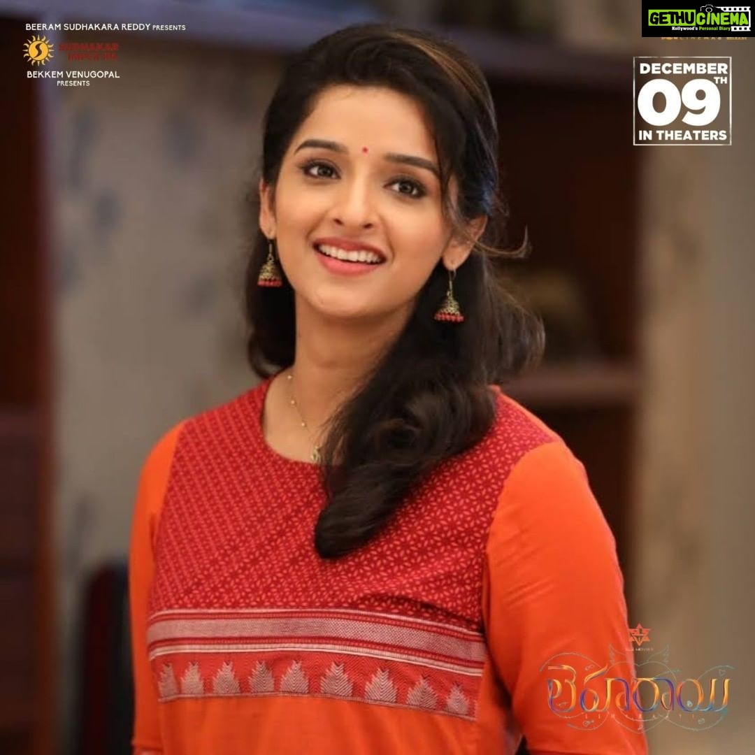 Sowmya Menon Instagram - It’s time to meet her! #Meghna 💃🏻 A beautiful story of Love, Action, Special Bonding and Mesmerising Music with #Leharaayi ❤️ Now playing in theatres near you! #Dec9th 🎉 Book your tickets now on @bookmyshowin : https://tinyurl.com/Leharaayi Hope you all will love it!🌟 Thank you my lovelies for all your love and support😇❤️ #MyNewMovie #Leharaayi #InTheatresNearYou #Dec9th #Sowmyamenon @RkMaila @BekkemVenugopal #MaddyReddySreenivas #sidsriram @ghantaadimusic @IamEluruSreenu @tipsofficial @ranjith_sommi @gaganvihari24 @haricharanmusic @saketh_komanduri @slsmovies @tipsteluguofficial @tips @pvrcinemas_official @cinepolisindia @inoxmovies