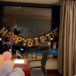 Sowmya Menon Instagram - #BirthdayBash 🎉🎂♾️ Thank you lovelies for making my birthday extra special. I was overwhelmed by the love and wishes of admiration that poured in throughout the week from my amazing fans and well-wishers.❤️ Here’s a special thanks to my amazing family, loved ones and my lovely fan clubs for sending in so many yummy cakes🎂Forever blessed, grateful and humbled to see what new fairytales lay within the future. 💙 ♾️ #Birthdaygirl👑 #Happiest #Blessed Crowne Plaza Kochi