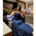 Sowmya Menon Instagram - Everyone gets older, but growing up, that’s up to you. 🎂🌌✨ While age is just a number, I still continue to see the world with the same eyes and perspective as I did when I was a child. As Peter Pan said, “To live, to live would be an awfully big adventure.” It's not the amount of years in your life that matter, But rather the amount of life within your years. Thank you lovelies for making my birthday extra special. I was overwhelmed with the love and wishes of admiration that poured in from my amazing fans and well-wishers.😇 Forever blessed, grateful and humbled to see what new fairytales lay within the future. 💙 ♾️ #birthdaygirl👑 #Happiest #blessed Crowne Plaza Kochi