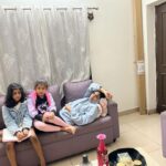 Sravana Bhargavi Instagram - Best way to relax your legs after a long day! Don’t you think??