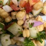 Sravana Bhargavi Instagram - EASY DINNER : chickpea salad #salad # chickpeasalad #easysaladrecipe
