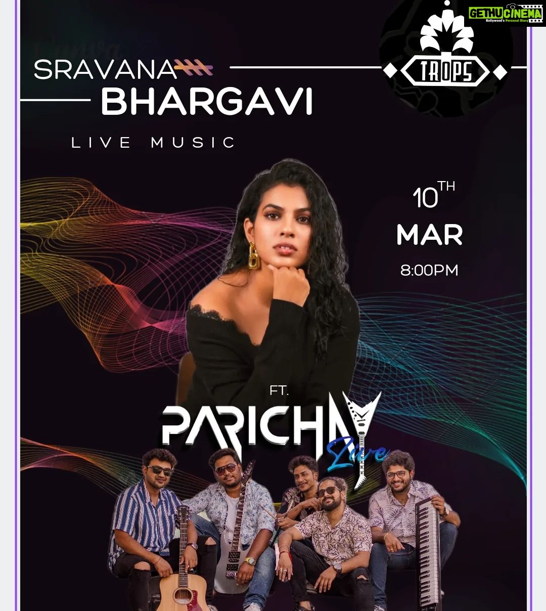 Sravana Bhargavi Instagram - F R I D A Y ...!!! Date: 10 MAR'23 Venue: @tropshyd . . . @rupeshranamusic @gowthamsinger @lucky_guitarist @sachin.francis.336 @i.amfox___ . . . #parichaylive #parichayliveband #bandparichay #parichaymusic #parichay #liveband #livemusic #hyderabad #hyderabadband #hyderabadliveband #musicians #music #nightlife #party #vibe #hyderabaddiaries #hyderabadi #hyderabadnightlife #giglife #regionalband #regionalmusic #regionalrock #bollywoodband #bollywoodliveband #teluguband #teluguliveband Trops