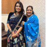 Srinisha Jayaseelan Instagram - What an amazing night it was💜❤️ Loved performing in @kschithra amma’s live in concert at Jakarta! 💜❤️ Thank you so much all for your unconditional love and support 💜❤️ Wearing: @deepoo_designers 😘 #singer #liveperformance #liveperformer #love #music #kschithra #amma #liveinconcert #indonesia #jakarta