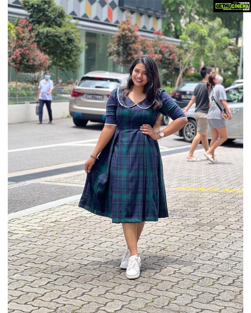 Srinisha Jayaseelan Instagram - Day 1 at Singapore 💜❤️ Outfit : @akira_the_couture__ 😘 PARKROYAL on Beach Road, Singapore