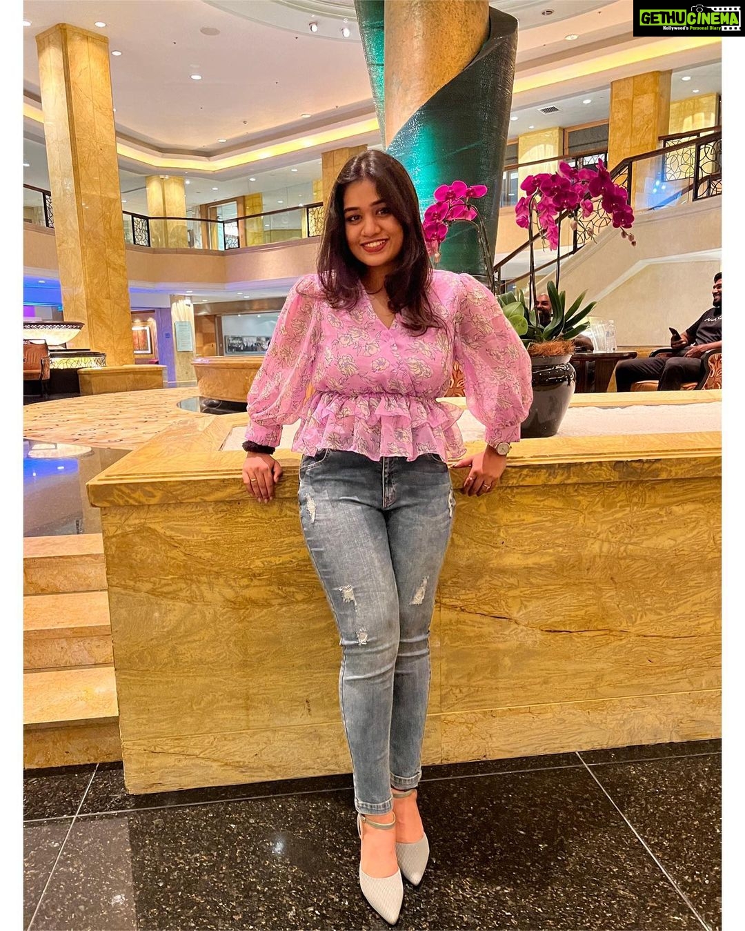 Srinisha Jayaseelan Instagram - Day 1 at Malaysia 😍💜❤️ KLCC
