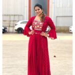 Srinisha Jayaseelan Instagram - Catch me on Super singer Junior 8 Star wars round today at 6.30pm on @vijaytelevision 💜❤️ • Wearing: @styl_chennai ✨ 📸: @maanasi.k 😘 #supersingerstarwars #starwars #supersingerjr8 #ssj8starwars
