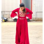 Srinisha Jayaseelan Instagram - Catch me on Super singer Junior 8 Star wars round today at 6.30pm on @vijaytelevision 💜❤️ • Wearing: @styl_chennai ✨ 📸: @maanasi.k 😘 #supersingerstarwars #starwars #supersingerjr8 #ssj8starwars