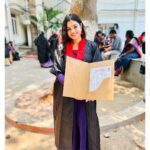 Srinisha Jayaseelan Instagram - Finally!✨ Srinisha Jayaseelan B.com., 💜❤️ Thankful to God, Family,Friends and teachers✨ Ethiraj College for Women