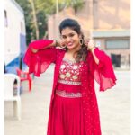 Srinisha Jayaseelan Instagram - Catch me on Super singer Junior 8 Star wars round today at 6.30pm on @vijaytelevision 💜❤️ • Wearing: @styl_chennai ✨ 📸: @maanasi.k 😘 #supersingerstarwars #starwars #supersingerjr8 #ssj8starwars