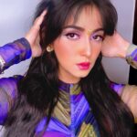 Srishti Jain Instagram - I mean gotta praise my make up skills! . . . . . . . . . . . . . . . . . . . . #makeup #glammakeup #fantasymakeup #purple #glitter #beauty #iredescenteyeshadow #flawlessskin #newpost #postoftheday #purpleaesthetic #love #light #goodvibes #instagram #instagood #instadaily #instamood #postoftheday #explore #explorepage Mumbai, Maharashtra