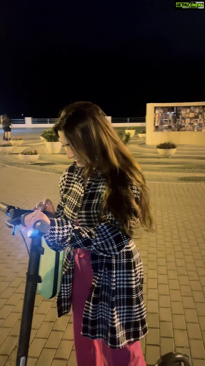 Srishti Jain Instagram - Riding scooters in Baku! This was so much fun!! .. . . . . . . : . . . . : . . #baku #azerbaijan #travel #travelreels #travelgram #happysoul #scooters #littleadventures #instagood #instagram #instalike #instadaily #explore #newreel #reels #reelsinstagram #reelsvideo #newpost #postoftheday #takemeback #hippiespirits