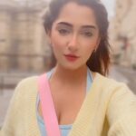 Srishti Jain Instagram - Baby I’m in love with you! ❤️ . . . . . . . . . . . . . . . . . . . . . . . . #travel #travelgram #travelblogger #newreel #reels #reelsinstagram #baku #ajerbaijan #newpost #powtoftheday #instagood #instagram #instalike #instadaily #windinmyhair #europe #love #bollywood #reelkarofeelkaro #ootd #yellow #blue #makeuponfleek