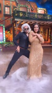 Srishty Rode Instagram - When Ustaajji stops his singing class and starts Dance Classes 🤦🏻‍♀️ 
.
.
#reels #reelsinstagram #reelitfeelit #thekapilsharmashow