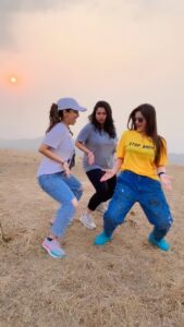 Srishty Rode Instagram - The Victory Dance! 💃🏻 What a day ❤️ and an unforgettable night 🤣🥶 @rubinadilaik @benafd . . #reels #reelsinstagram #dance #dancingreels #trendingreels #trending #arabickuthu