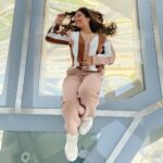 Srishty Rode Instagram – On top of the world! Literally 😝
.
Outfit @pankhclothing 
.
.
#dubai #dubailife #mydubai #addressskyview Address Sky View