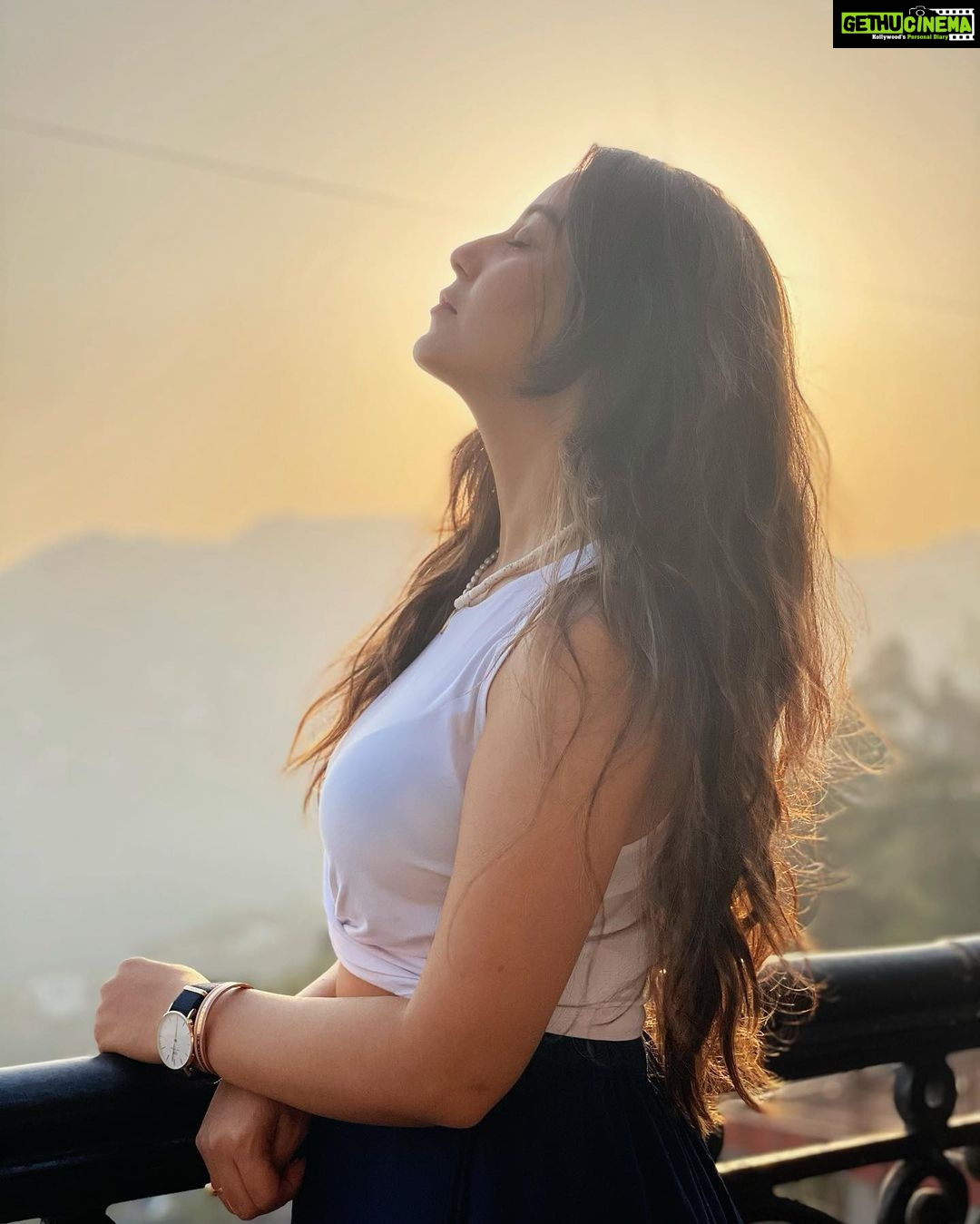 Srishty Rode Instagram - Mussoorie Sunset 😍❤️