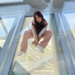 Srishty Rode Instagram – On top of the world! Literally 😝
.
Outfit @pankhclothing 
.
.
#dubai #dubailife #mydubai #addressskyview Address Sky View