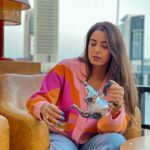 Srishty Rode Instagram - What A beautiful Day 💜🧡💖 Downtown Dubai
