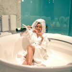 Srishty Rode Instagram - Indulging in a little 'me time' with bubbles and bubbly 🥂🛁