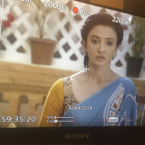 Suhasi Dhami Instagram - Watching myself behind the camera or may be in the camera 😉🤔#aapkeaajaanese