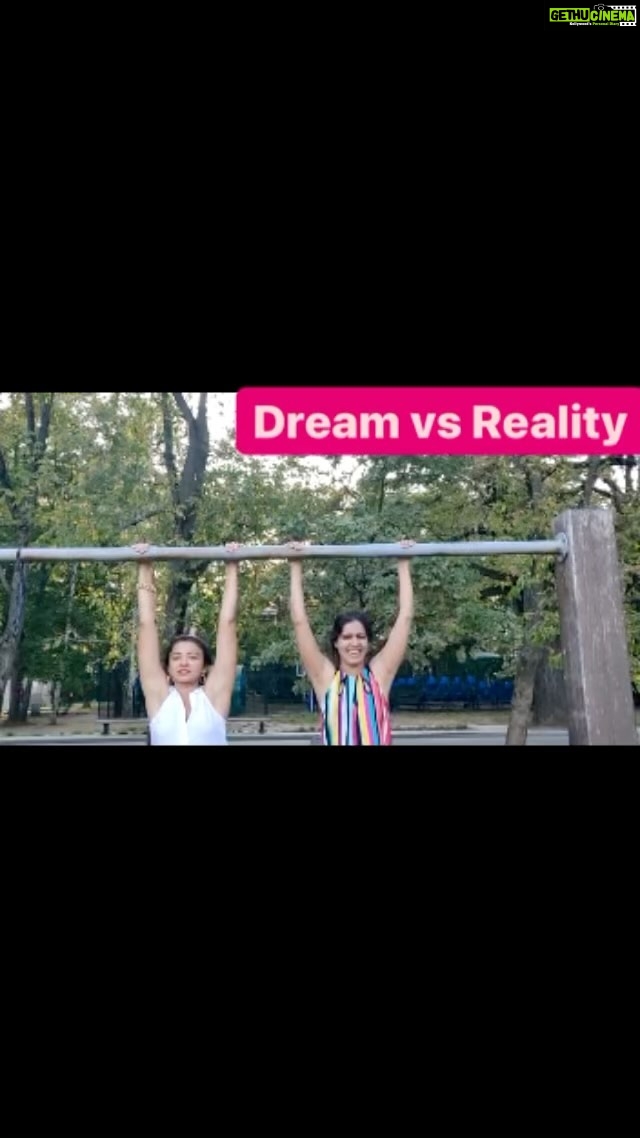 Suhasi Dhami Instagram - Behind every womens PULL UP , is her hubby with that face 😩😩😩 @jaisheeldhami @cherylandyoga @_richaarora @draashalsanghvi @drankitsavla #pullups #russia #vacay