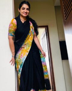 Sujitha Instagram - Me @ home 🖤
Self clicks📸
Beautiful black Lehariya Georgette with Shibhory Dyeing

Colour Guarantee @nannapanenis_hub 

#post #evening #love #saree #insta #time #photo #traditional #home #happy #share #like #instagood #actress #suji #ahop #onlineshopping #insta