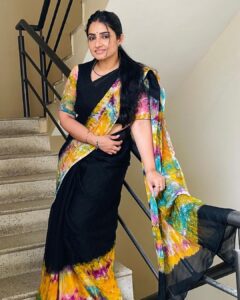 Sujitha Instagram - Me @ home 🖤
Self clicks📸
Beautiful black Lehariya Georgette with Shibhory Dyeing

Colour Guarantee @nannapanenis_hub 

#post #evening #love #saree #insta #time #photo #traditional #home #happy #share #like #instagood #actress #suji #ahop #onlineshopping #insta