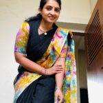 Sujitha Instagram - Me @ home 🖤 Self clicks📸 Beautiful black Lehariya Georgette with Shibhory Dyeing Colour Guarantee @nannapanenis_hub #post #evening #love #saree #insta #time #photo #traditional #home #happy #share #like #instagood #actress #suji #ahop #onlineshopping #insta