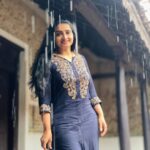 Sujitha Instagram - Falling rain 🌧️ #work #mode