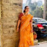 Sujitha Instagram - Kodaikanal vibes ❤️ 👸 princess of hill station ❤️ Latest saree collection @lakshmi_boutique29 Photo shoot started 📸 #kodaikanal #vibes #morning #love