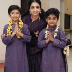 Sujitha Instagram – We 3 in same colour 🙌🏻 

@dhanwindan 
#celebration #time #family #gathering #season #post #photography #photo #instagood