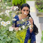 Sujitha Instagram - Beautiful Garden #photo shoot Beautiful saree shop @siva.collections #post #saree #new #love