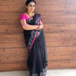 Sujitha Instagram - Start again with positive smile 😊 Good morning Love this saree ❤️ Shop @madrassarees