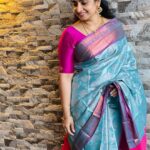 Sujitha Instagram - Lovable me 🥰❤️ Beautiful silk saree @thechennaishop Shop your saree and get discount using this code SUJI_TCS 😊👍 #post #suji #photography #pictures #love