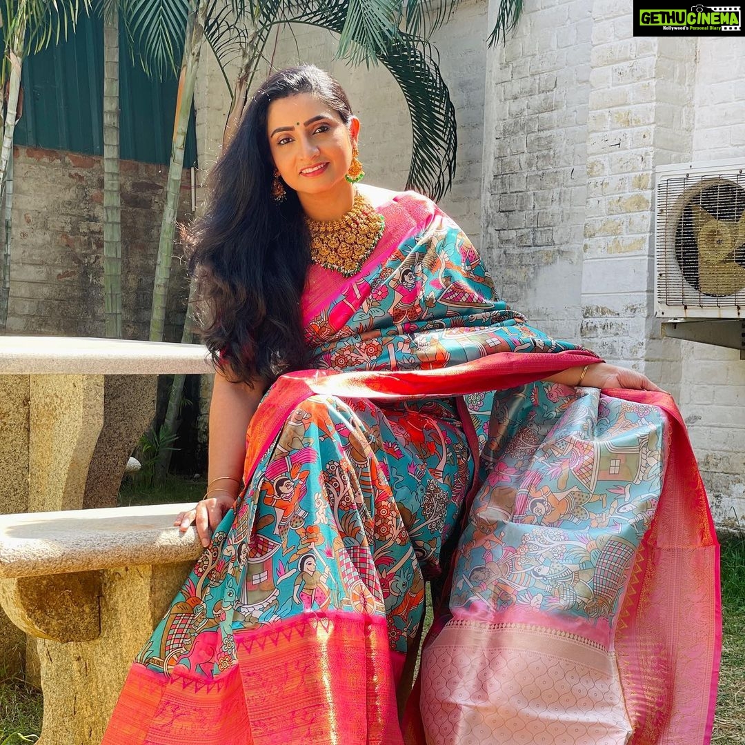 Sujitha Instagram - Enjoy the little things 😌🤗 Saree of my style @sj_trends_and_fashion__