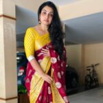 Sujitha Instagram – Have a wonderful day 🤗
Saree of my choice , unique collections @ratnamsilkmandir09