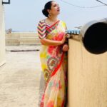 Sujitha Instagram - Beauty is how you feel inside 🥰 It reflects in your eyes 😌 Fancy saree @nr._saree_creations_20