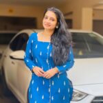 Sujitha Instagram - Good morning everyone 😊 Start the day right with a smile 😃 Outfit designed and stitched @ajanthasboutique