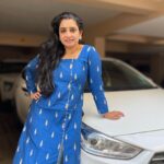 Sujitha Instagram - Good morning everyone 😊 Start the day right with a smile 😃 Outfit designed and stitched @ajanthasboutique