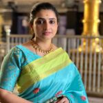 Sujitha Instagram - Near by temple 😊🙏 Trending new collection saree @sj_trends_and_fashion__ #meditation #pleasant #morning