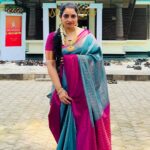 Sujitha Instagram - Family gathering and temple visit 😍❤️ #saree Beautiful saree shopping @jenthyarjun