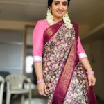 Sujitha Instagram - I loved it I draped it 😍 Sarees always my favourite style ❤️ #sujitha #love #instagood #style #evening #photos #post #time #love #actress #life #makeover #