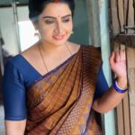 Sujitha Instagram - Dhanam ready ☺️ Traditional cotton saree @thogaiisilks #post #saree #love #photo #share #likes #online #new