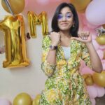 Sumbul Touqeer Khan Instagram - Words fall short to show my gratitude and love for you guys. Thank you for the immense support you showed me while I was away. Seeing my family on Instagram reach 1 million followers has surely overwhelmed me. Thank you to everyone. Dil se shukriya ❤️ Styled by @Rimadidthat Outfit by @fashiondwar Styled by - @purva.bansal Outfit by- @__madeforher__ #sumbularmy #BBQueenSumbul #sumbultouqeer #sumbultouqeerkhan #biggboss #sumbulsquad #biggboss16 #BB16
