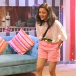 Sumbul Touqeer Khan Instagram - A quick reminder to you all. Sumbul, the strongest one amongst all, fought for her place throughout without creating any brawl. She is gracing us with this cute look & making all of us go in awe! Don't forget to smile, & please keep voting for her ❤️ Pick your favourite outfit and let us know in the comments below⬇️ 🧣Styled by- @purvabansal5 👚T-shirt by- @bonkers.corner 🩳Shorts by- @unfoldbysahiba 🥿Footwear by- @crocsindia 🧣Styled by- @rimadidthat 🥻Suit by- @asheerakeepflourishing 🤝Outfit PR by- @MediaTribeIn 👗Outfit 3 by- @mrbutton 👗Outfit 4 by- @__madeforher__ 👗Outfit 5 by- @pinkirijaipur 💎Earrings @kaurwakijewels ❤️Jew PR @mediatribein . . #bbqueensumbul #sumbularmy #sumbulinbiggboss #sumbultouqeer #sumbul #sumbultouqeerkhan #sumaan #sumbulforthewin #biggboss #sumbulsquad  #biggboss16 #BB16